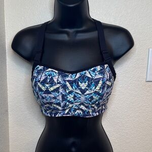 VSX Abstract Pattern Sports Bra 32DD